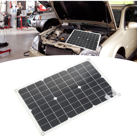 20W 5V monokristallines Solarpanel mit zwei USB-Ausgängen, geeignet für Batterien, Handy-Ladegeräte und Zigarettenanzünder. (1/5)