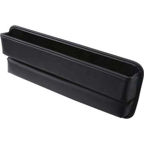 Organisateur de siège auto multifonctionnel, boîte de rangement en cuir pour téléphone et lunettes de soleil. (1/5)