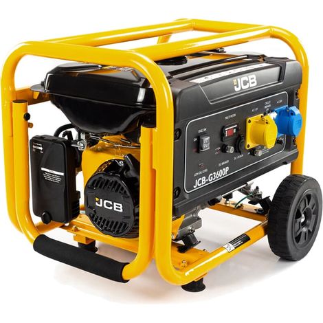 JCB Benzin-Stromgenerator G3600P Stromerzeuger 3600 W (3,6 kW) 7,5 PS AVR-System (1/5)