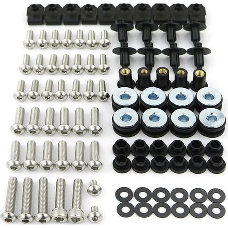 Viti di carenatura in inox per Yamaha YZF-R6 08-16 viti carrozzeria