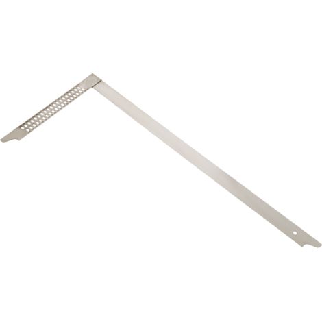 Équerre de Charpentier Inox 700mm Wilmart – Anti-Corrosion & Trous de Traçage