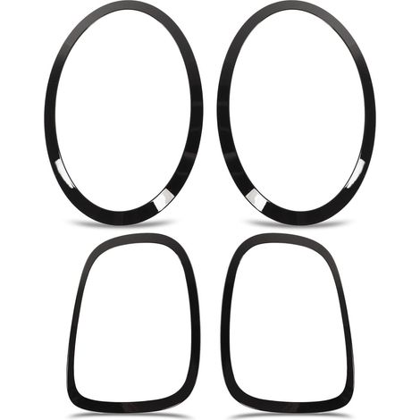 Altri accessori applicabili, finiture di copertura per F55 F56 F57 One S JCW 2014+ Faro anteriore nero lucido per F55 F56 F57 One S JCW 2014+