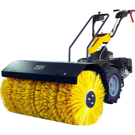 Sakawa – Brosse frontale motoculteur 15CV Briggs & Stratton – Démarrage électrique – Guidon réversible – Largeur de travail 100 cm – Pneus 500x10 (1/5)