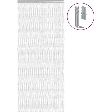 Türvorhang aus Ketten 90x200 cm Aluminium