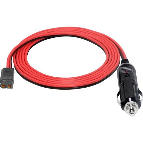 Câble Allume-Cigare vers XT60 de 2 m, câble Allume-Cigare mâle vers XT60 Femelle pour onduleur de Voiture, gonfleur de Pneu, Pompe à air (1/5)