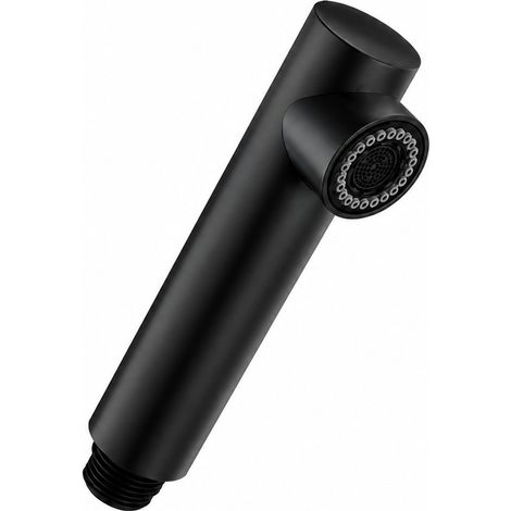 Ersatz-Einstrahl-Handbrause aus mattschwarzem ABS Paffoni ZDOC083NO  matt-schwarz