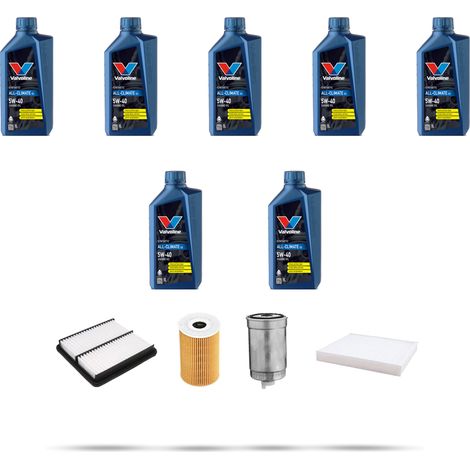 Kit tagliando 4 FILTRI e 7L OLIO compatibile con Kia Sorento III (UM) 2.2 CRDi 147kw dal 2014 (1/5)