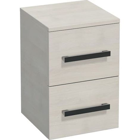 Naturel Niedriger Badezimmerschrank Natural Cube Way 32,5x51x33 cm Chamonix-Eiche (CUBE2N32DC)
