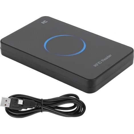 Lecteur/Écriveur RFID UHF 915MHz sans contact intelligent avec interface USB pour cartes d'identification (1/5)