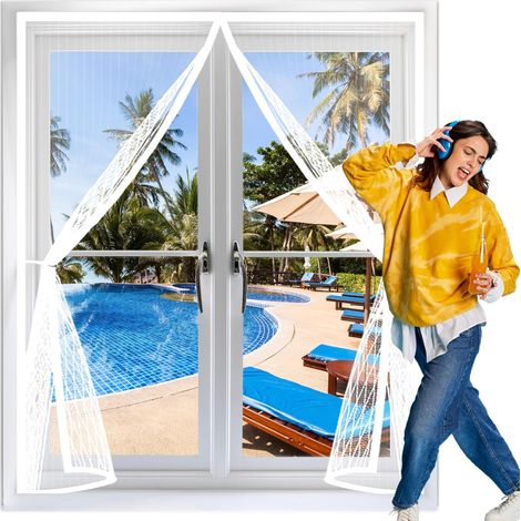Moustiquaire Enroulable 171 x 136 cm Anti-Moustiques, Anti-Insectes (1/5)