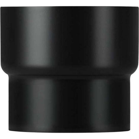 2PZ RIDUZIONE STUFA A LEGNA PORCELLANATO PLUS LIGHT Col. Nero opaco Ï cm. 13x12