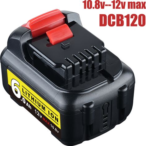 1 Stücke Wiederaufladbare für Dewalt DCB120 6,0 Ah Lithium-ionen-batterien 12 V Batterie DCB124 DW089LG DCD701F2 Elektrowerkzeuge/Laser Level (1/5)
