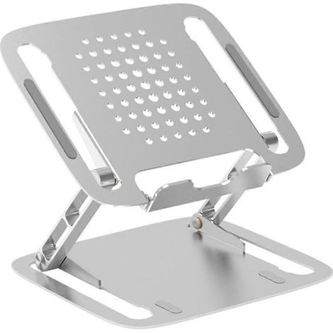Support de bureau en aluminium pour tablettes, avec système de refroidissement, antidérapant et réglable. (1/5)