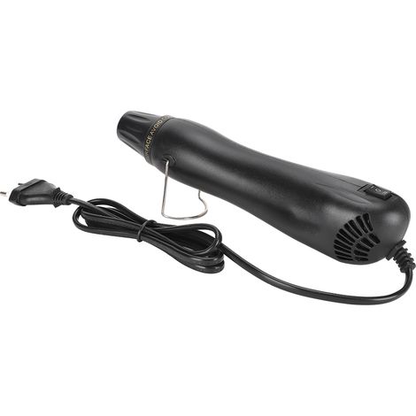 Pistolet à air chaud pour soudage et séchage, souffleur d'air chaud, adapté au bricolage, à la peinture, aux travaux manuels et au gaufrage prise standard européenne, 220 V, noir. (1/5)