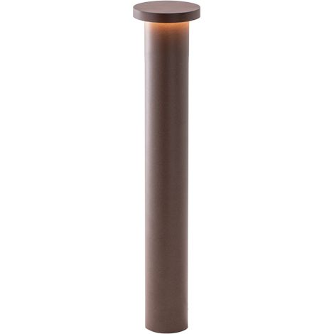Tiberio Bollard LED 10W 4000K IP65 Corten - Paletto luminoso da giardino 45cm - Rossini Group (1/4)