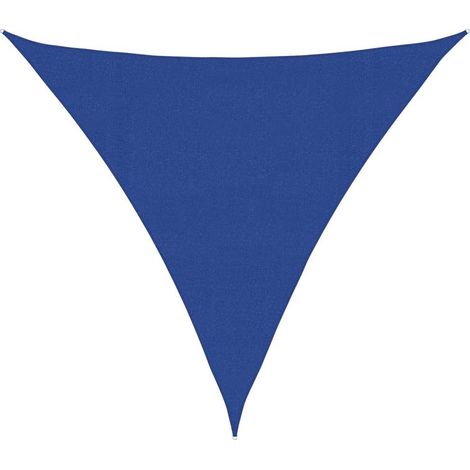 Maison Exclusive - Sonnensegel 160 g/m² Dreieckig Blau 4,5x4,5x4, (1/5)