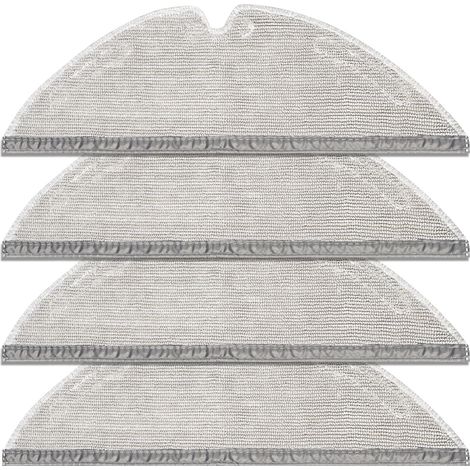 serpillières Accessoires pour Dreame D20 Pro Plus rechange aspirateur robot,serpillières en microfibre,Lavable et réutilisable -4Pièces (1/5)