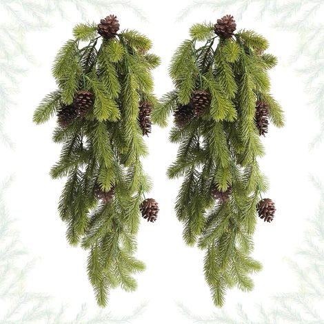 Branche de Sapin Artificiel 2 Pièces 74 cm Fausse Branche de Sapin (1/5)