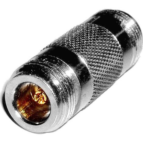 BeMatik - Adaptateur coaxial RF de connecteur N femelle vers N femelle (1/2)