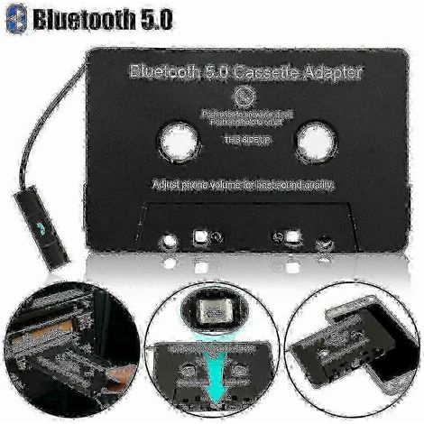 Autoradio Bluetooth avec lecteur de cassettes, récepteur de cassettes Bluetooth 5.0 et adaptateur auxiliaire g20242516705 (1/5)
