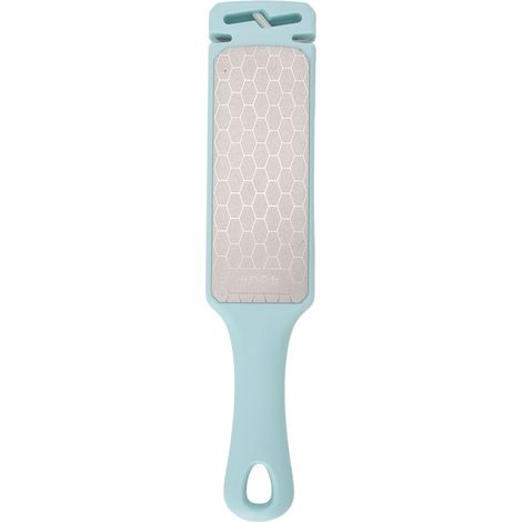 Couteau à aiguiser en émeri rapide double face, pierre à affûter multifonction pour cuisine, outil ménager bleu (1/5)