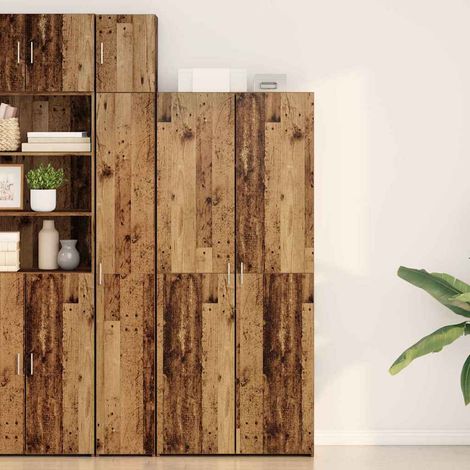 Haut Armoire-Meuble de rangement Bois ancien 40 x 42,5 x 185 cm Bois d'ingénierie 444488 (1/5)