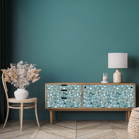 Sticker terrazzo pour meuble ferrara 40 x 60 cm (1/5)
