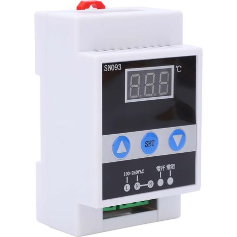 Régulateur de température, thermostat numérique, contrôleur à montage sur rail DIN TMC-6000 AC110-240V (1/5)