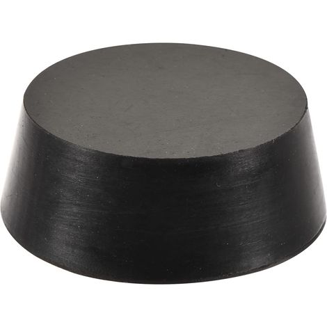 Caoutchouc Conique Bouchon 75mm à 90mm Solide Noir pour Bouchons, Liège, Bouchon d'égout, Bouchon tuyau d'eau, Bouchons pour instruments expérimentaux (1/4)
