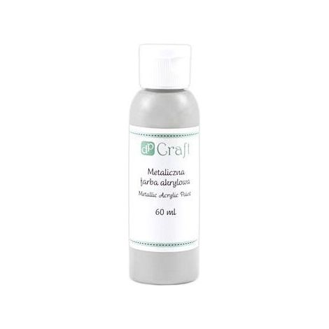 Pintura acrílica plateada metalizada 60 ml