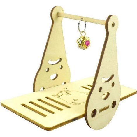 Jouet d'activité d'escalade pour rats, souris et hamsters, labyrinthe en bois en tube-H- (1/5)