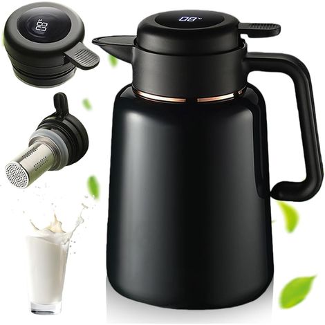 1 Bouteille isotherme,Acier inoxydable 316,Écran de température,Passoire à thé,Café et thé (1/5)