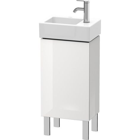 Meuble sous-vasque L-CUBE 582x364x241mm ouverture droite graphite mat