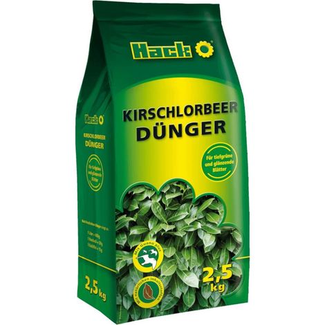 HACK engrais pour laurier-cerise 2,5 kg engrais de haie, engrais pour arbustes, engrais foliaire
