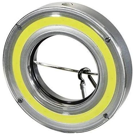 Lámpara portátil hama ultra camping 3 niveles brillo gancho plegable