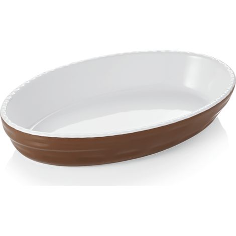 Plat à gratin ovale terracotta 24 x 14 cm - Was Germany