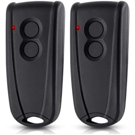 Télécommande Portail Garage pour EcoStar RSC2-433 RSE2-433 RSZ1-433, Compatible avec Hormann Ecostar Liftronic/TUBAUTO EuroPro 500/700/800 Portronic D2500/D5000/S4000, 2 Pièces (1/5)