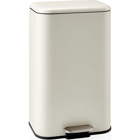 Collecteur de déchets / Système de tri des déchets Clean 1 - 30 L Acier beige hjh OFFICE (1/5)