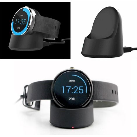 Compatible avec le chargeur de la montre Moto 360, station de charge de remplacement avec câble USB pour montre connectée Motorola Moto 360 (1/5)