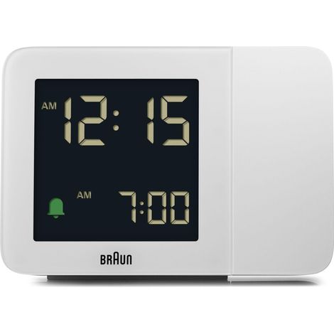Braun 67161 Sveglia Digitale Bianca con Radio FM