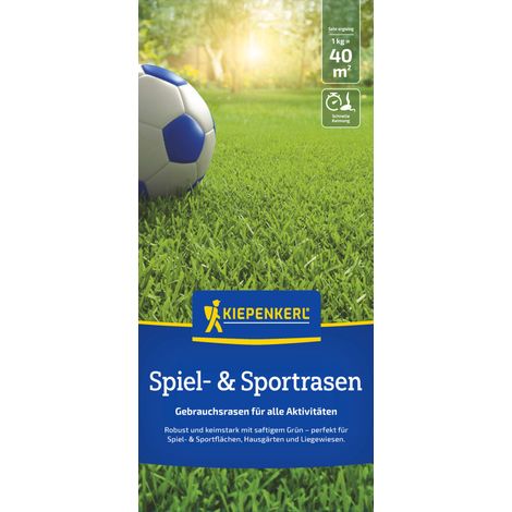 Kiepenkerl Saatgut Spiel- und Sportrasen 1 kg für ca. 40 m²