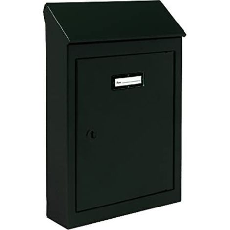 Vigor-Blinky Cassette per Lettere Lamiera Nr. 3 Nero 20x6x30cm