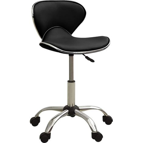 vidaXL Office Chair Black Faux Leather (323674) (1/5)