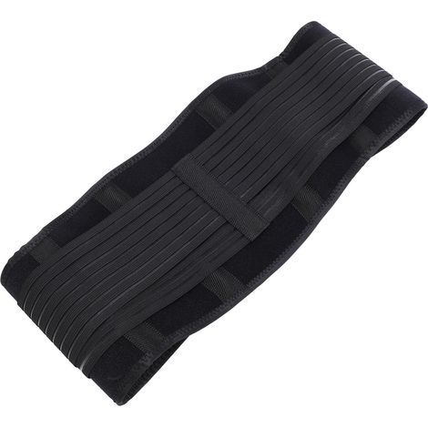 Ceinture lombaire auto-chauffante à la tourmaline thérapeutique soulage les douleurs musculaires, ajustable, confortable et respirante, idéale pour les personnes âgées par temps froid. (1/5)