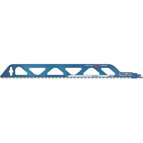 Lame de scie sabre en alliage carbure de tungstène pour coupe de bois et ciment, modèle S3243HM-CT (1/5)
