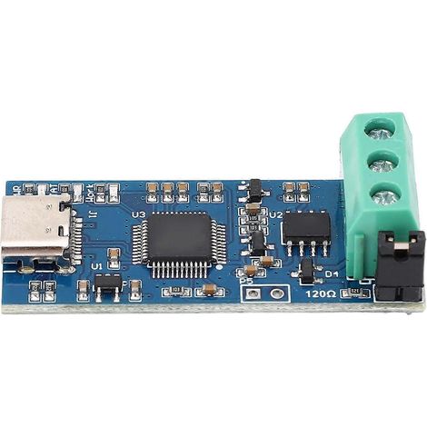 Adaptateur convertisseur USB vers module CAN, alimentation de type C pour analyseur de bus CAN2.0A, CAN2.0B, CAN-FD V2.0