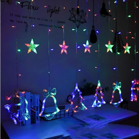 Rideau lumineux LED en filet pour intérieur et extérieur, jardin, décoration de Noël féerique (1/5)