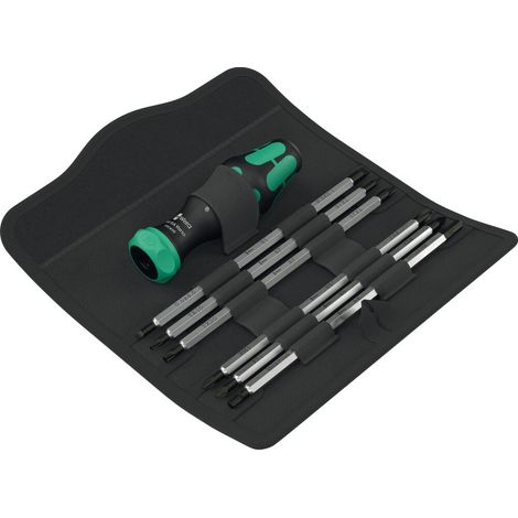 Wera Kraftform Kompakt Vario RA juego de destornilladores verde