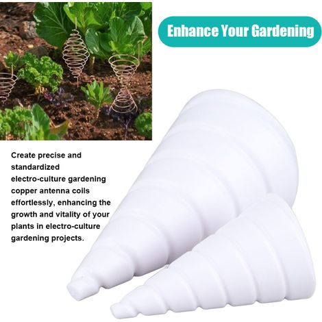 Gabarit de bobinage Fibonacci pour l'électroculture et le jardinage, gabarit réutilisable pour antenne en fil de cuivre, améliore la vitalité des plantes (1/5)