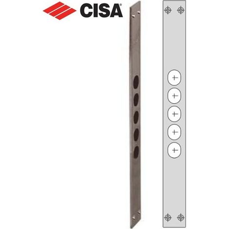 Cisa contropiastra in acciaio per porte blindate 06220 02 350 mm (1/5)